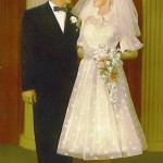 Ray & Moira newlyweds September 25th 1956